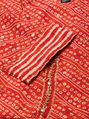 Women's Orange Printed Kurta SetKC-975-Orange