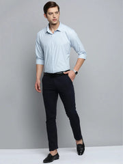 Men Blue Solid Formal Shirt-PHILOCALISTSOLID-2113-Blue