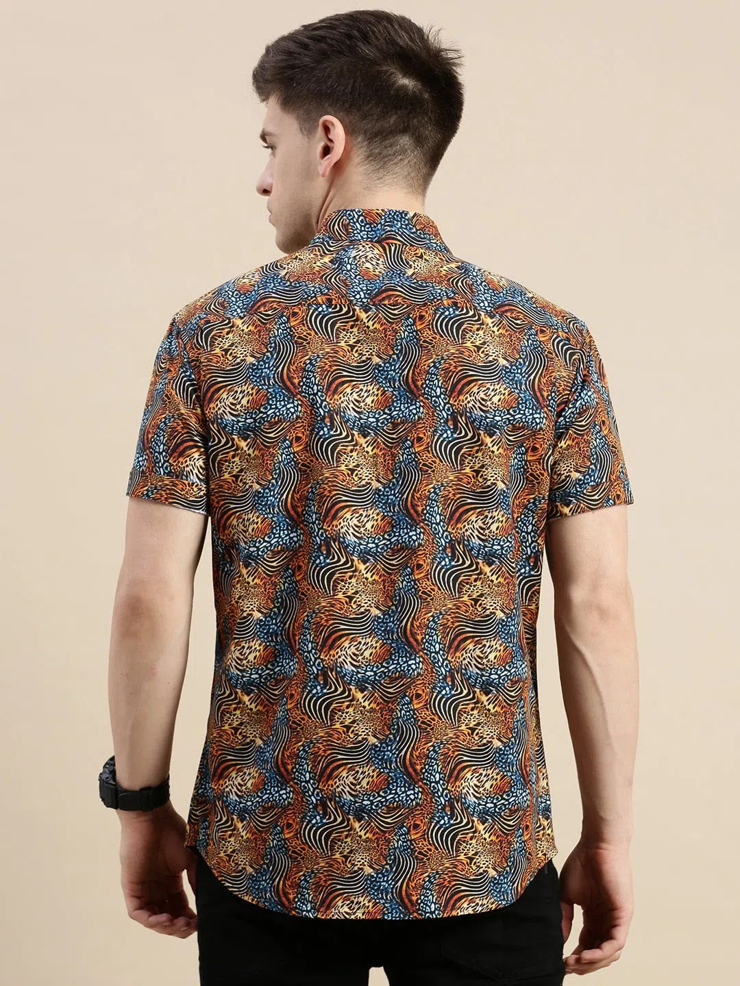 Multi Printed Mens Shirt - Stylish Casual Shirt