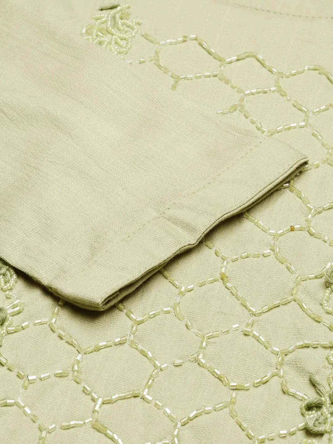 Green Solid Cotton Kurta Set for Women | Indian Kurta Sets