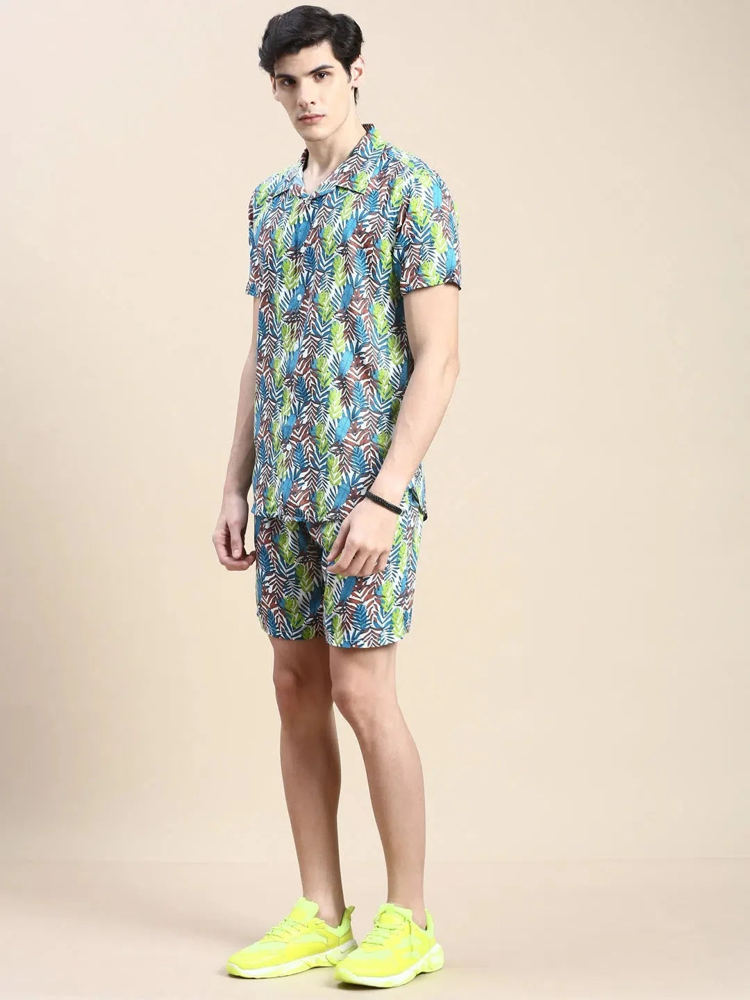 Multi Printed Mens Co Ord Sets - Casual Cotton Two Piece Sets
