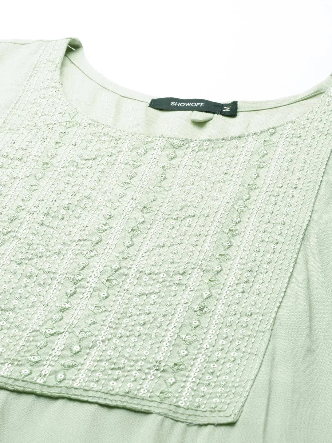 Green Solid Viscose Kurta | Indian Kurta for Women - DesiQlo