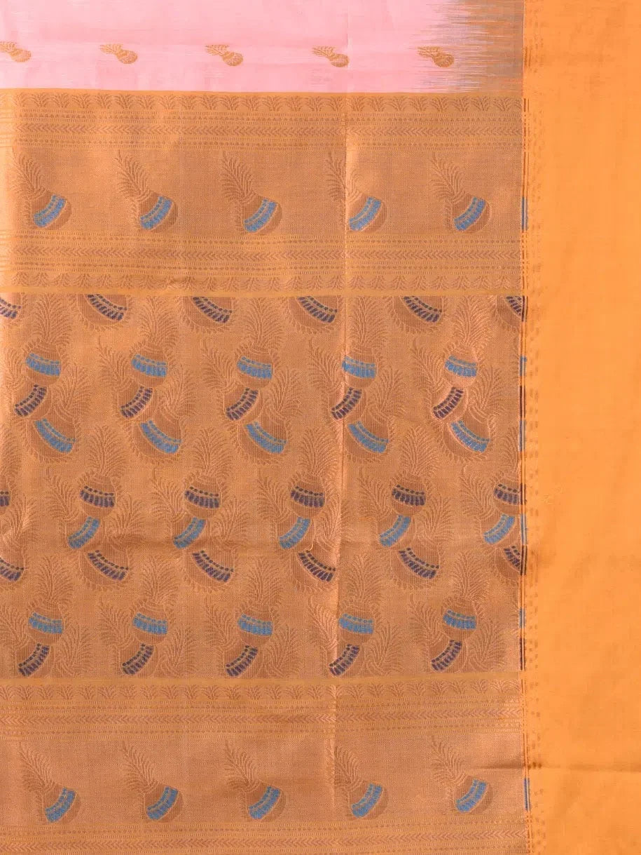 Pistachio Ikat Cotton Indian Sari | Designer Sarees India