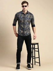 Men Multi Printed Casual Shirt-DROSHPRINT-8192-Multi