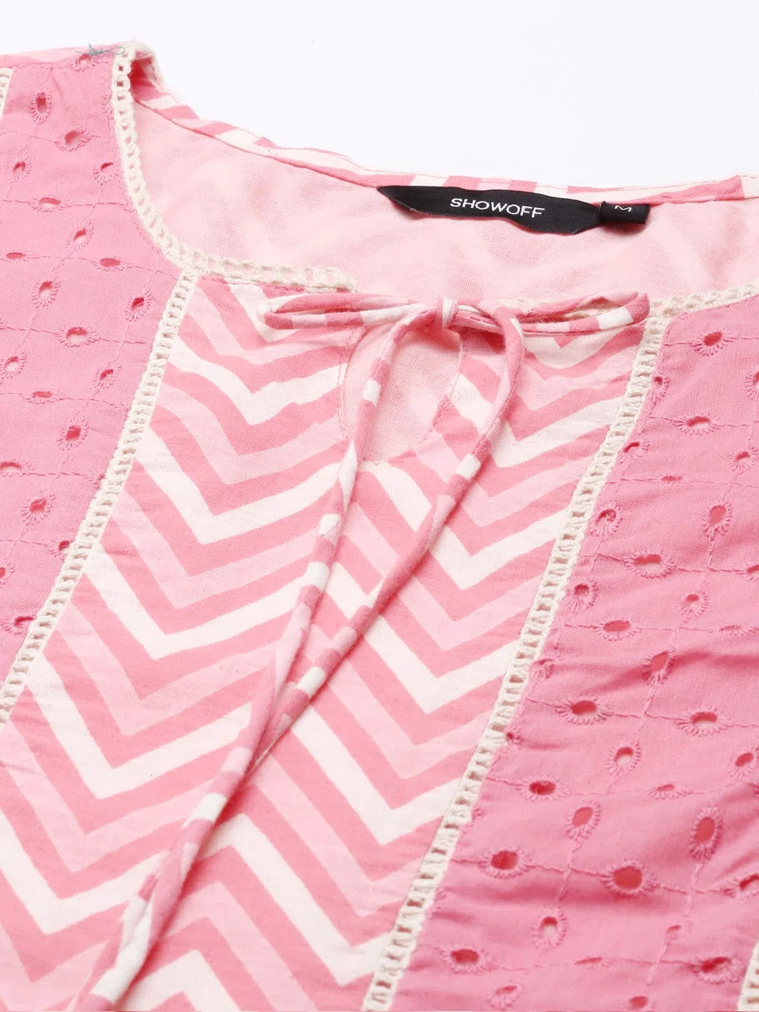 Pink Solid Cotton Kurta Set | Women's Indian Kurta Sets - Style 1