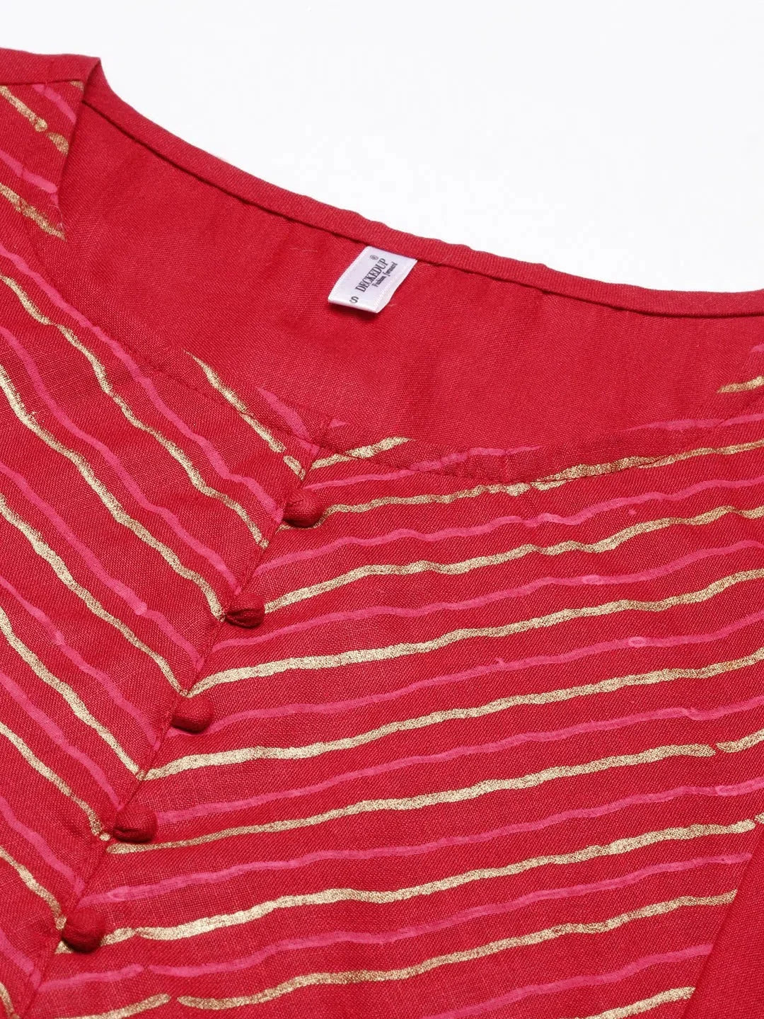 Maroon Cotton Kurta for Women | Solid Indian Kurtas Online