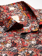 Men Multi Graphics Casual Shirt-GALLERLA-1744-Multi
