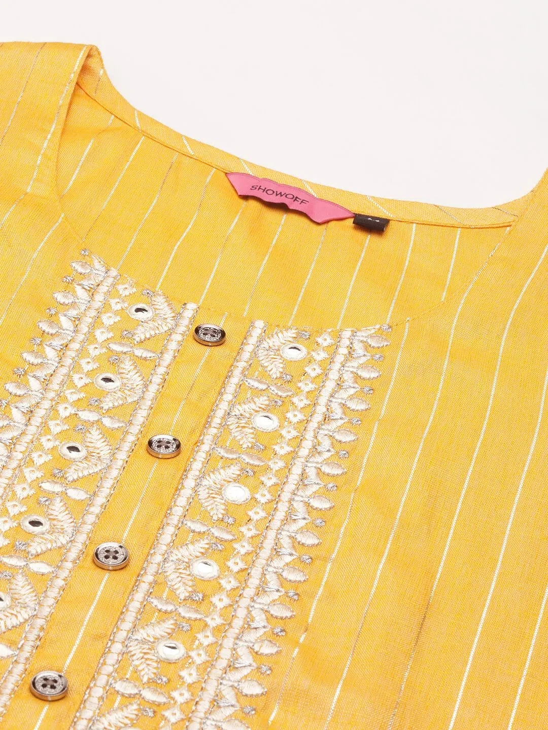 Yellow Printed Kurta: Modern Indian Kurtas for Women Online