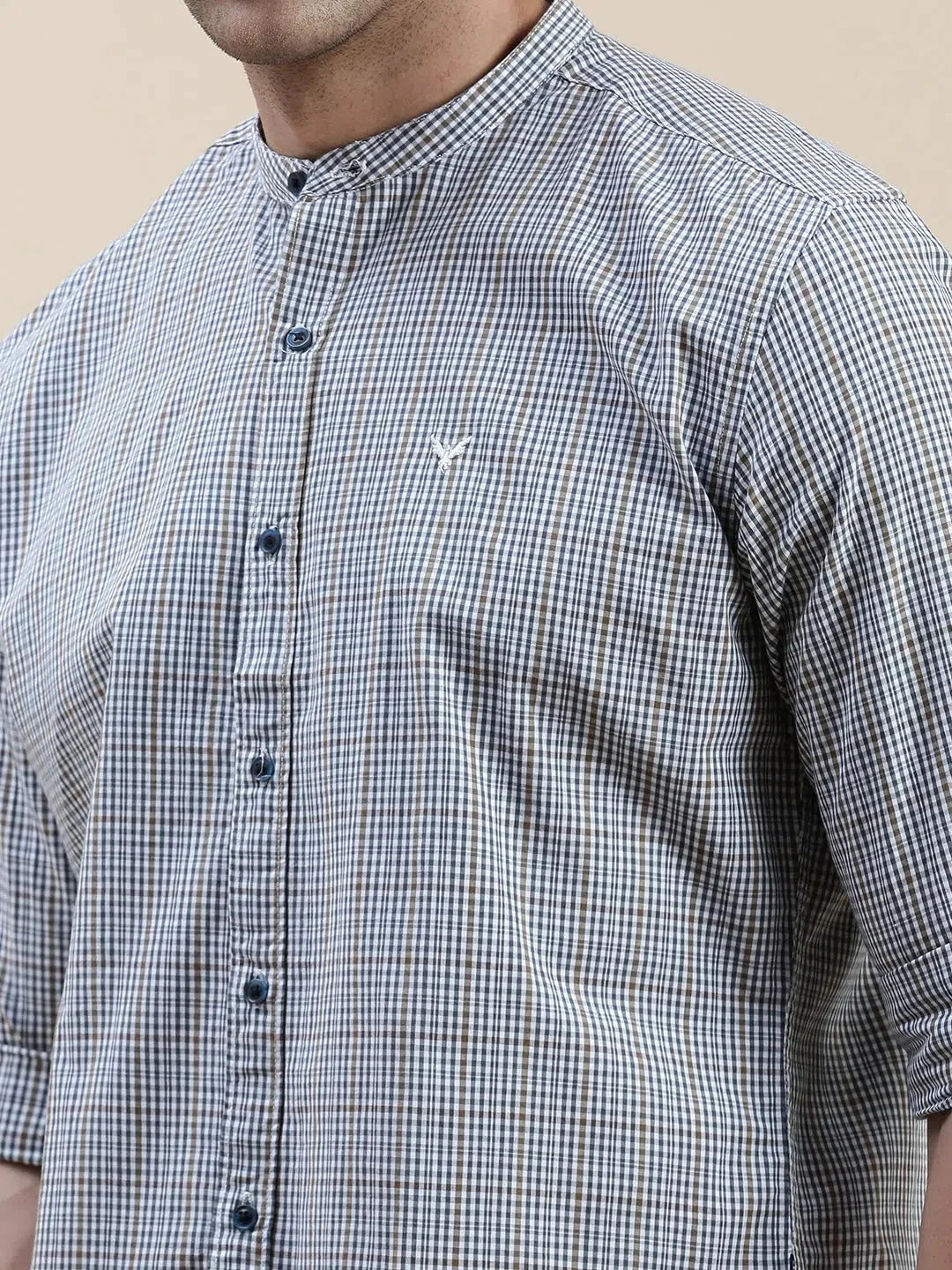 Multi Checked Mens Shirt - Classic Cotton Shirt