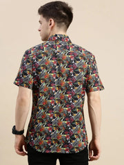 Men Multi Floral Casual Shirt-GALLERLA-1735-Multi