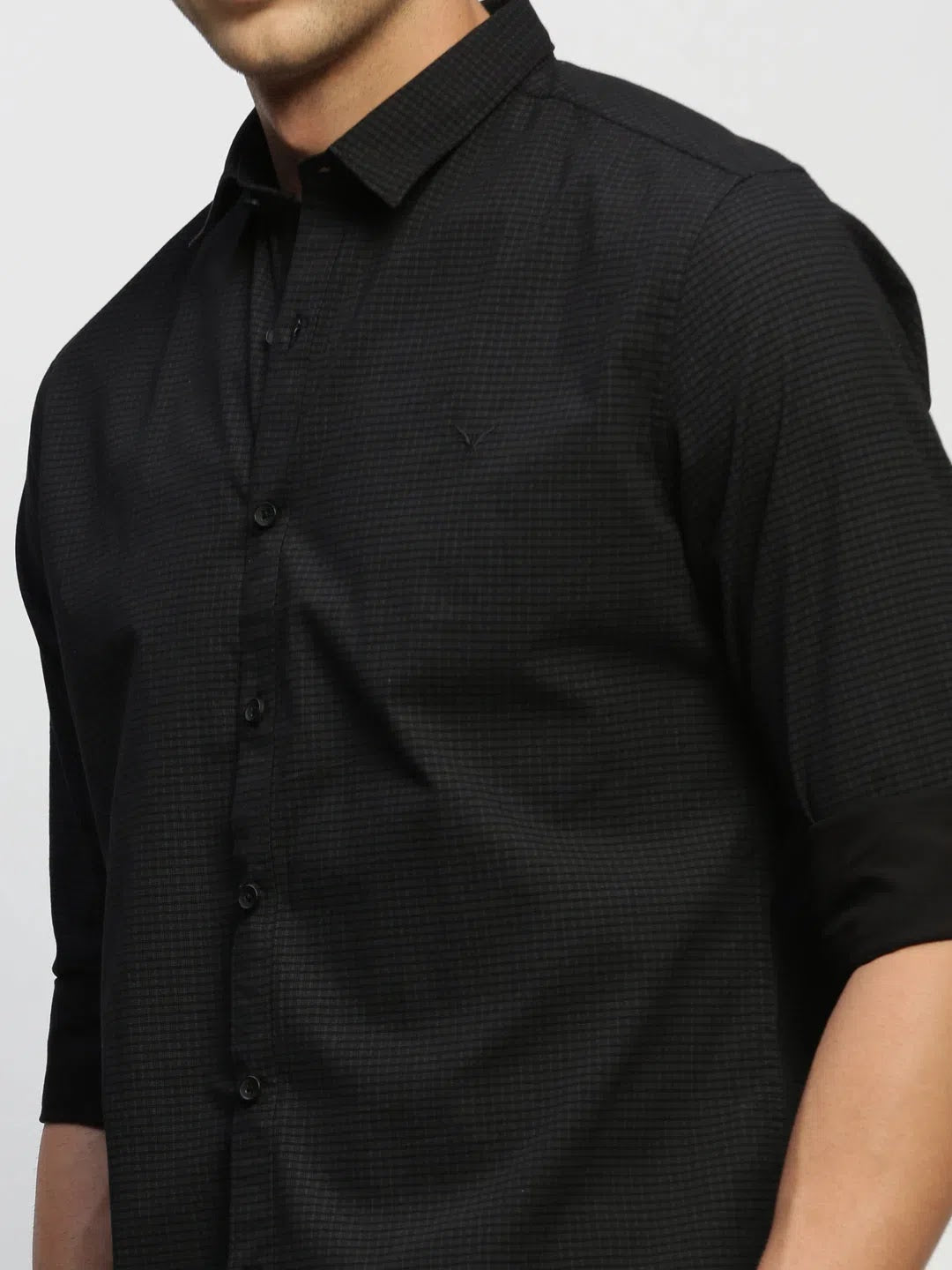 Black Striped Mens Shirt - DesiQlo Printed Shirt