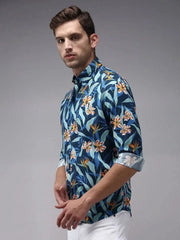 Men Multi Printed Casual Shirt-PERRYPRINT-1855-Multi