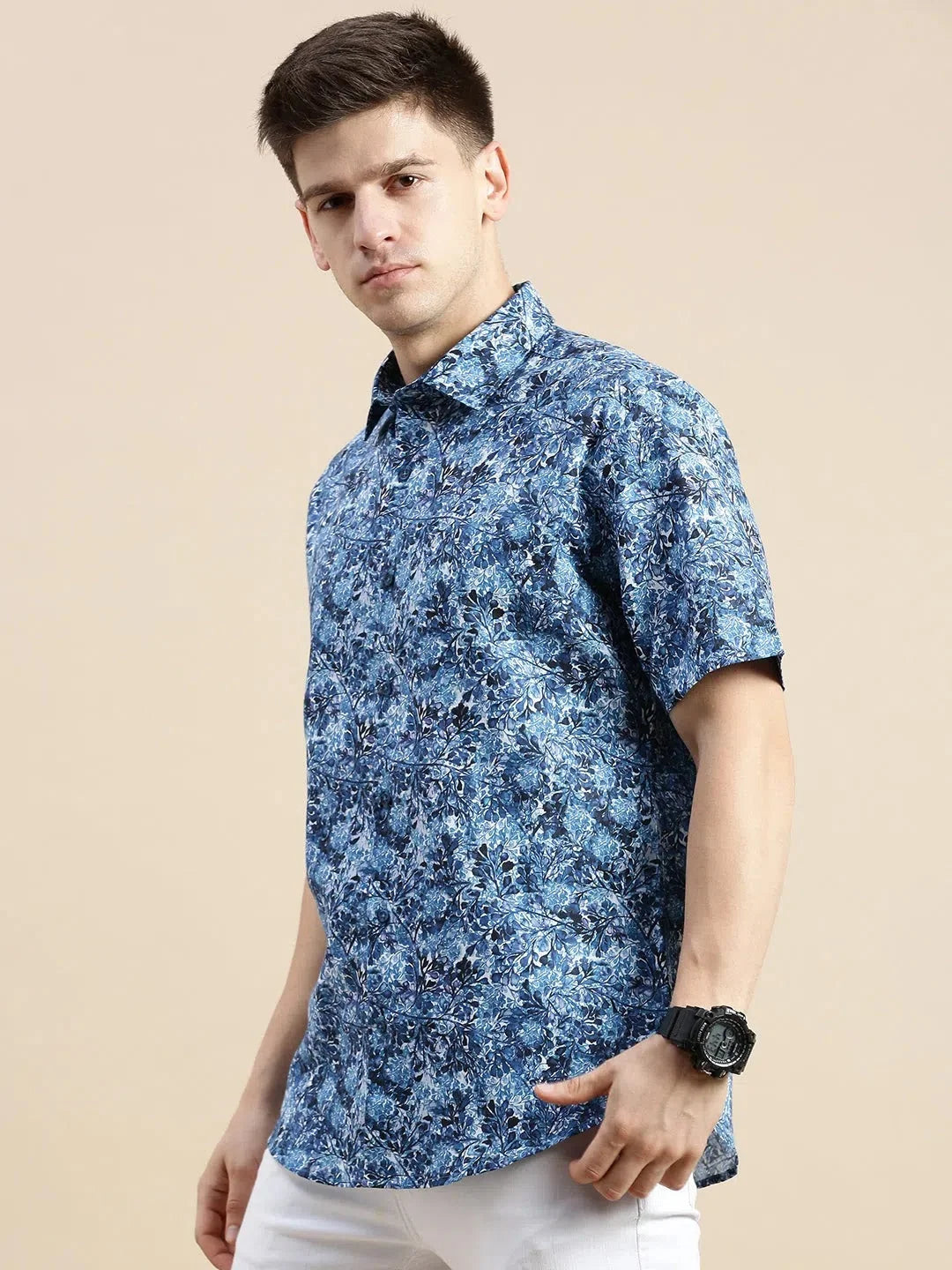 Multi Tropical Printed Shirt | Casual Cotton Mens Shirt
