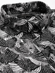 Men Black Printed Casual Shirt-PARKERPRINT-1546-Black