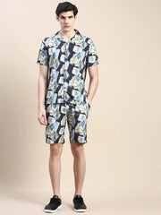 Men Multi Printed Casual Co ord Set-MARSHALL-1838-Multi