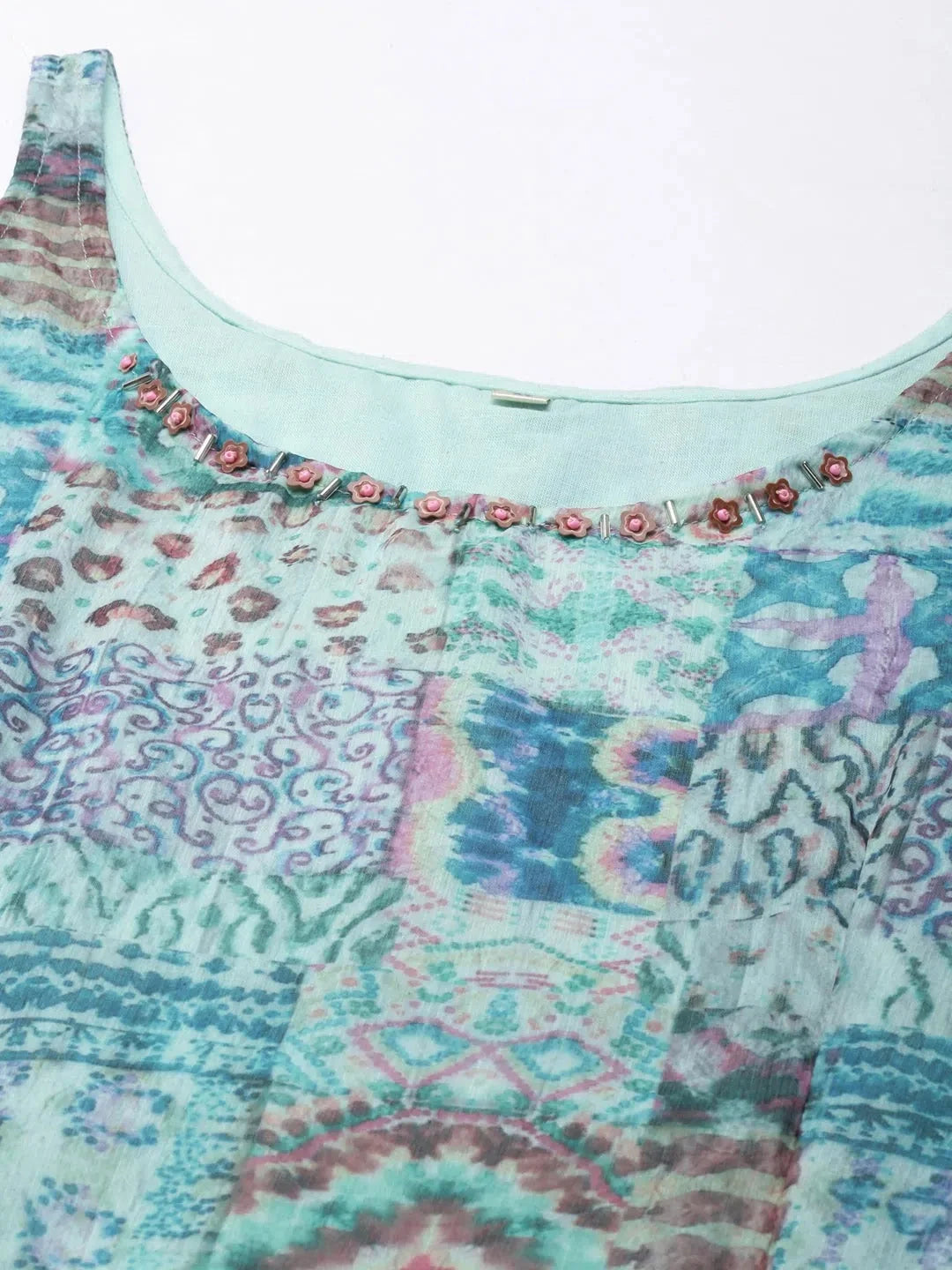 Sea Green Printed Co-ords: Women's Two Piece Sets Online