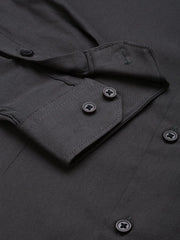 Men Grey Solid Casual Shirt-SHOPPEIMPORT-5232-Grey