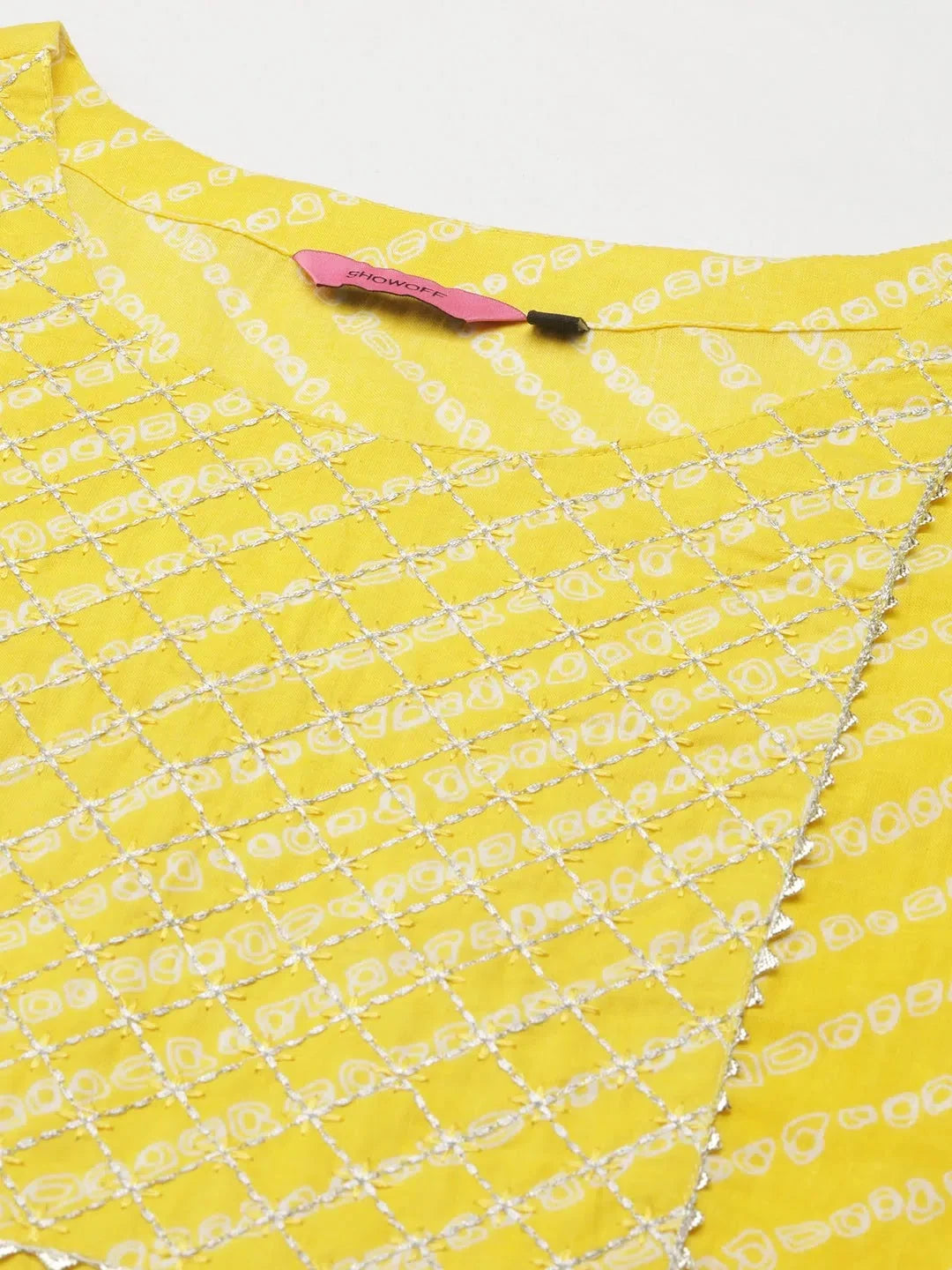 Yellow Solid Kurta Set | Women's Cotton Indian Kurta Sets