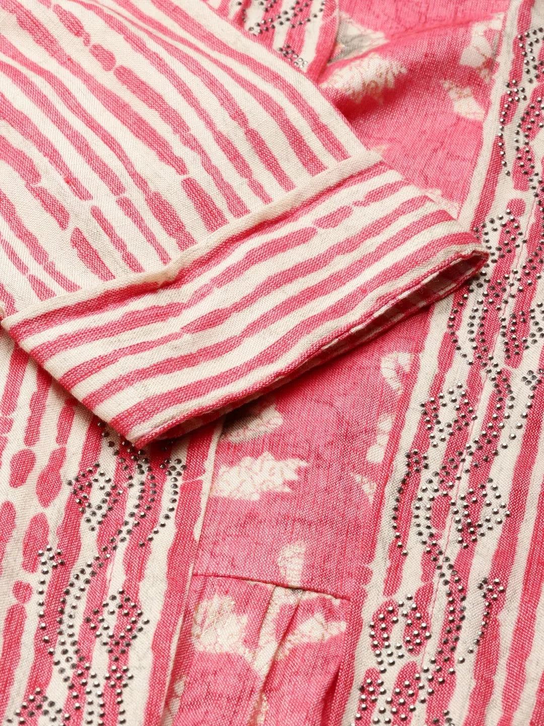 Coral Printed Anarkali Kurta - Women's Viscose Anarkali Kurta