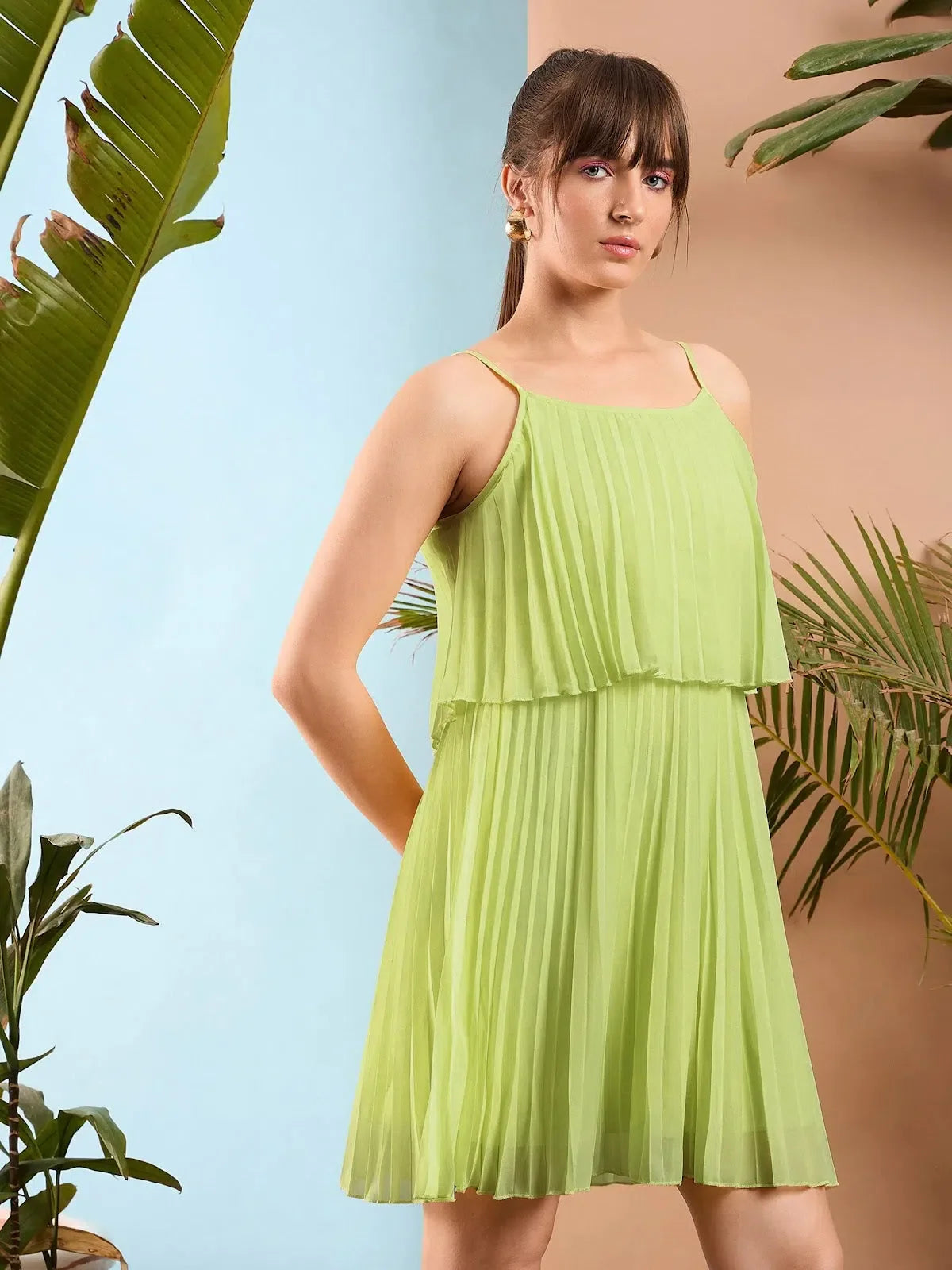 Mint Green Skater Dress - Women's Western Wear & Strappy Style