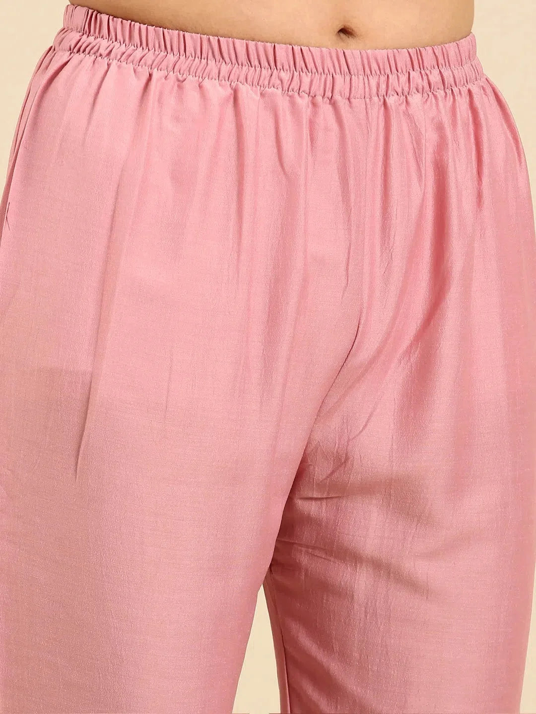 Pink Embroidered Kurta Set for Women | Designer Kurta Sets