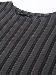 Women's Black Solid Kurta SetKC-844-Black