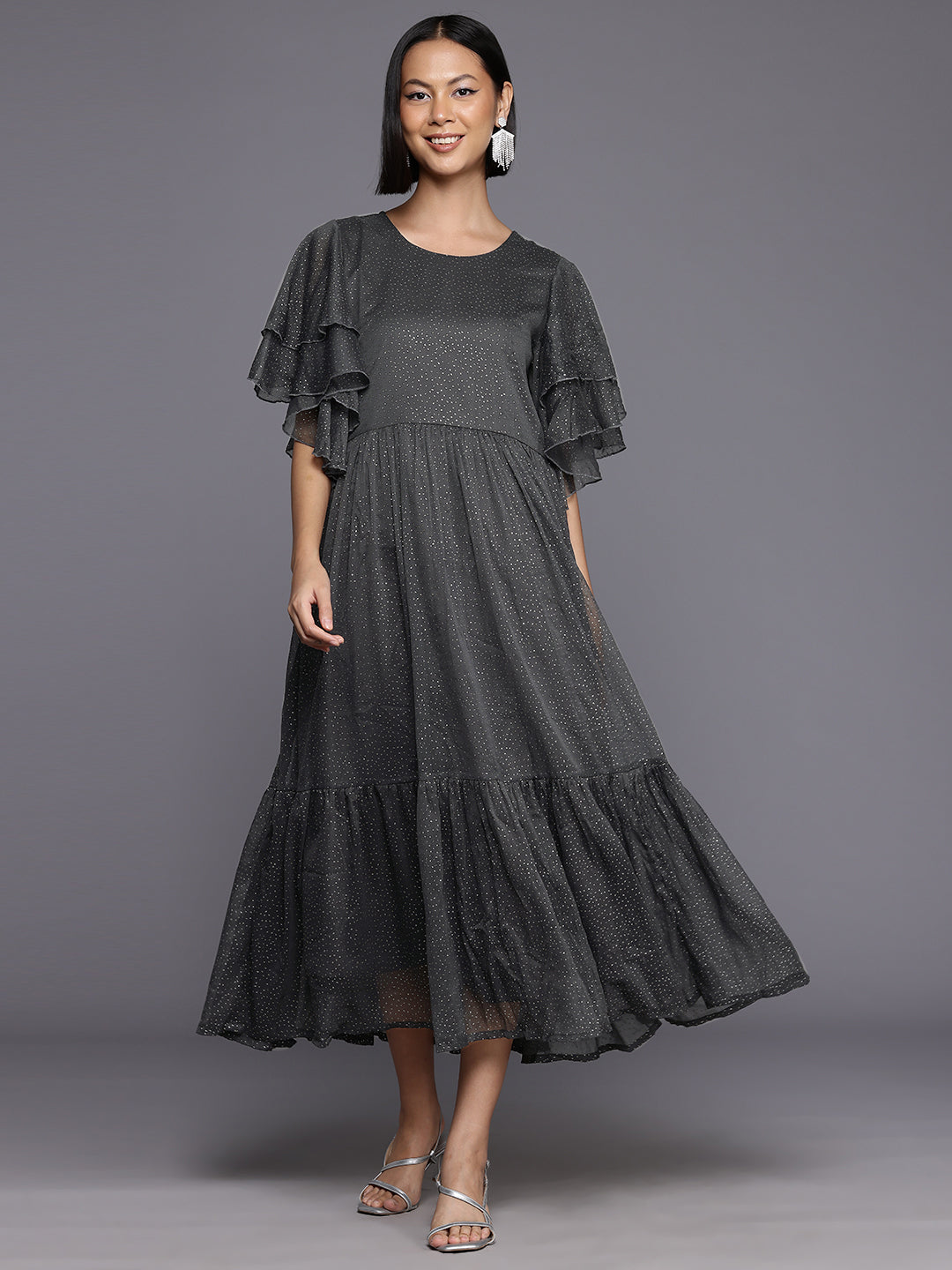 Solid A-Line Dress - Women's Western Wear | [Brand Name]