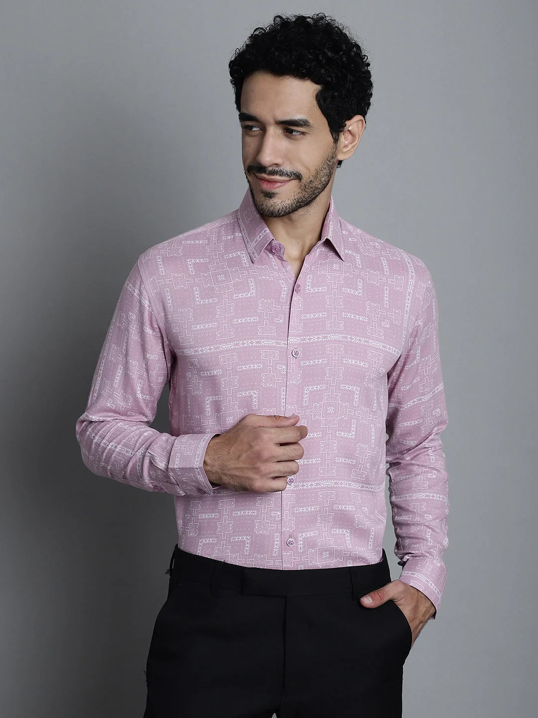 Geometric Printed Formal Shirts for Men | Shop Mens Shirt