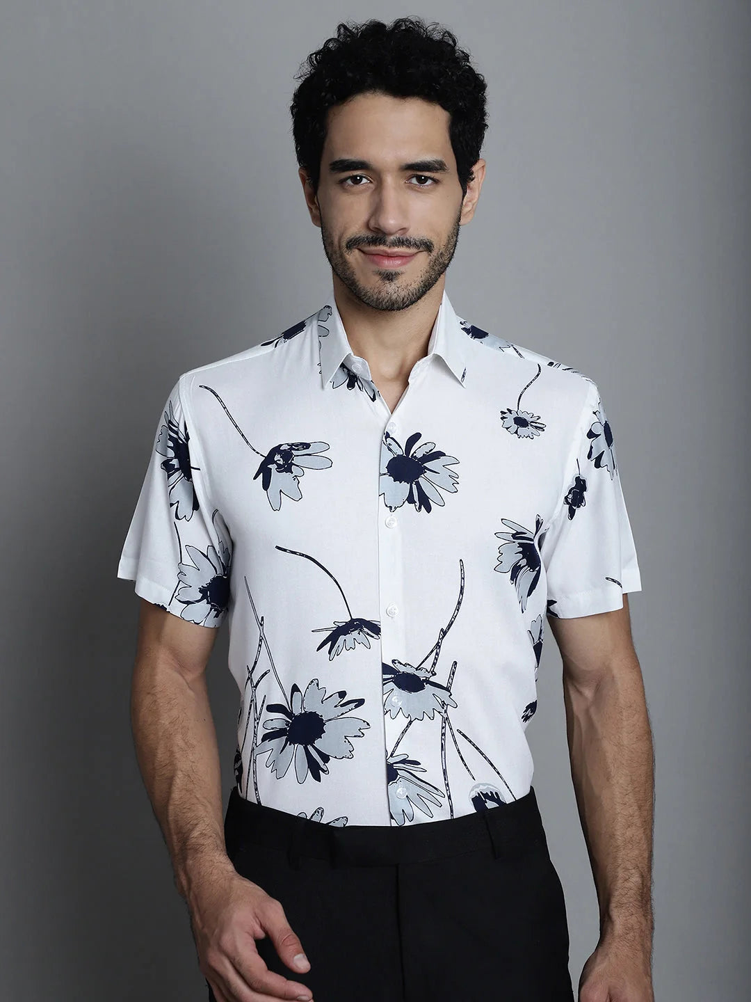 Men's Floral Printed Formal Shirts | Stylish Mens Shirt