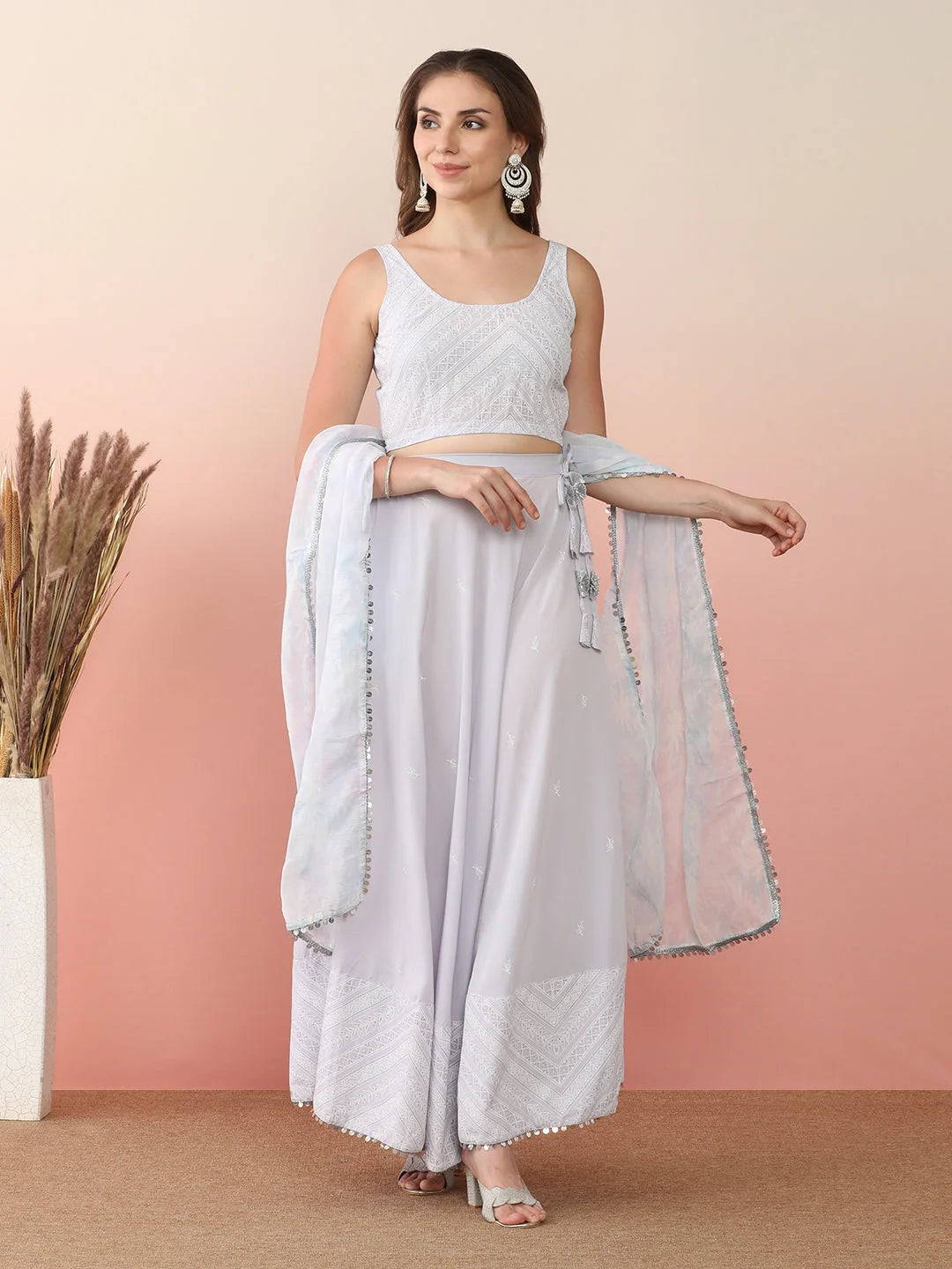 Sequined Designer Lehenga Choli for Women | Party Wear Lehenga