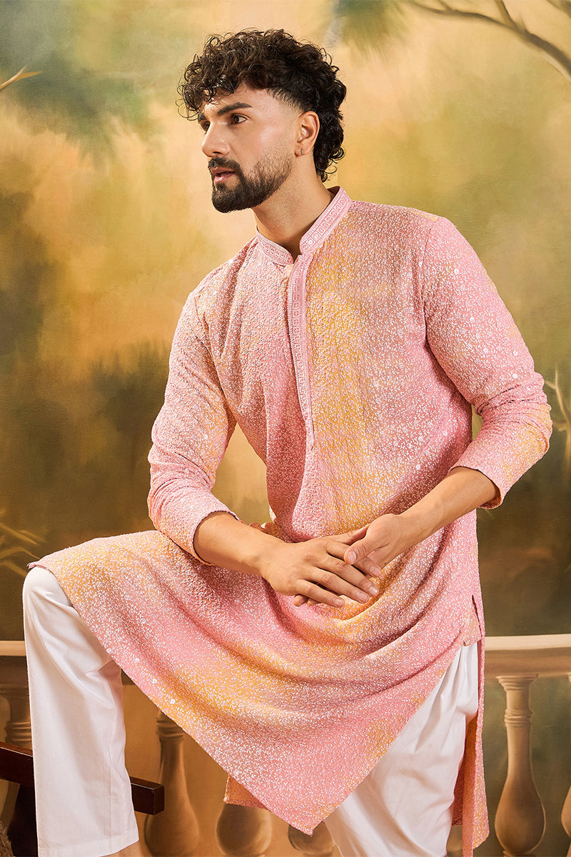 Multi Viscose Rayon Solid Embroidered Straight Kurta MKU1437 | DesiQlo