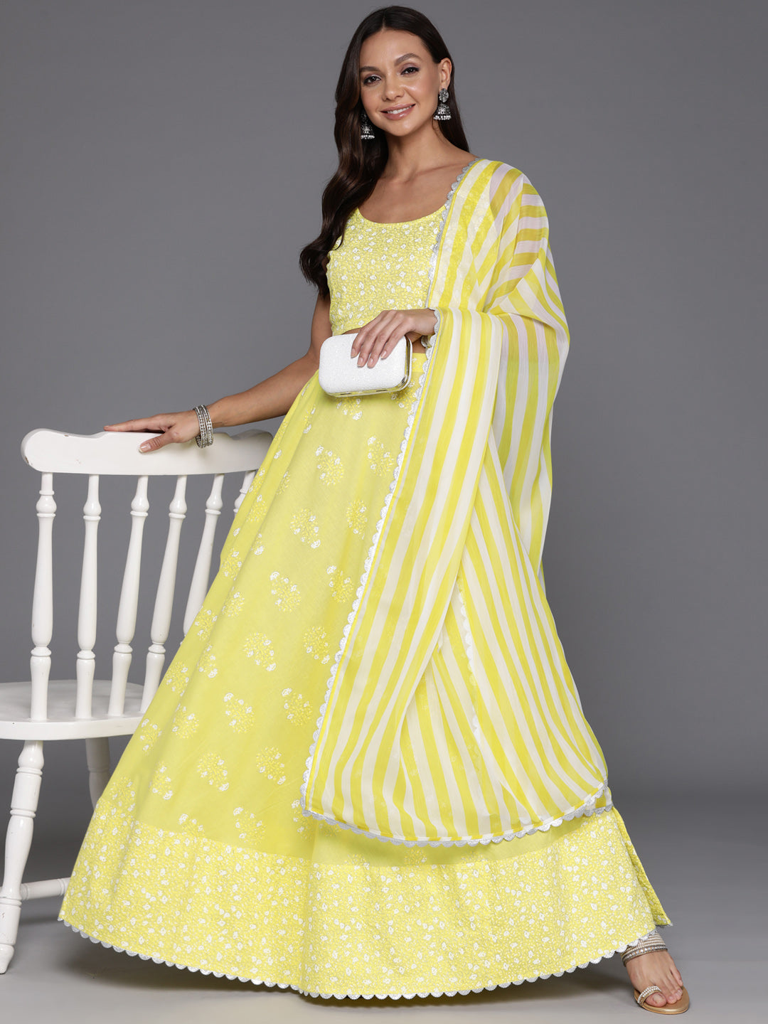 Printed Cotton Lehenga Choli - Women's Festive Lehenga Collection