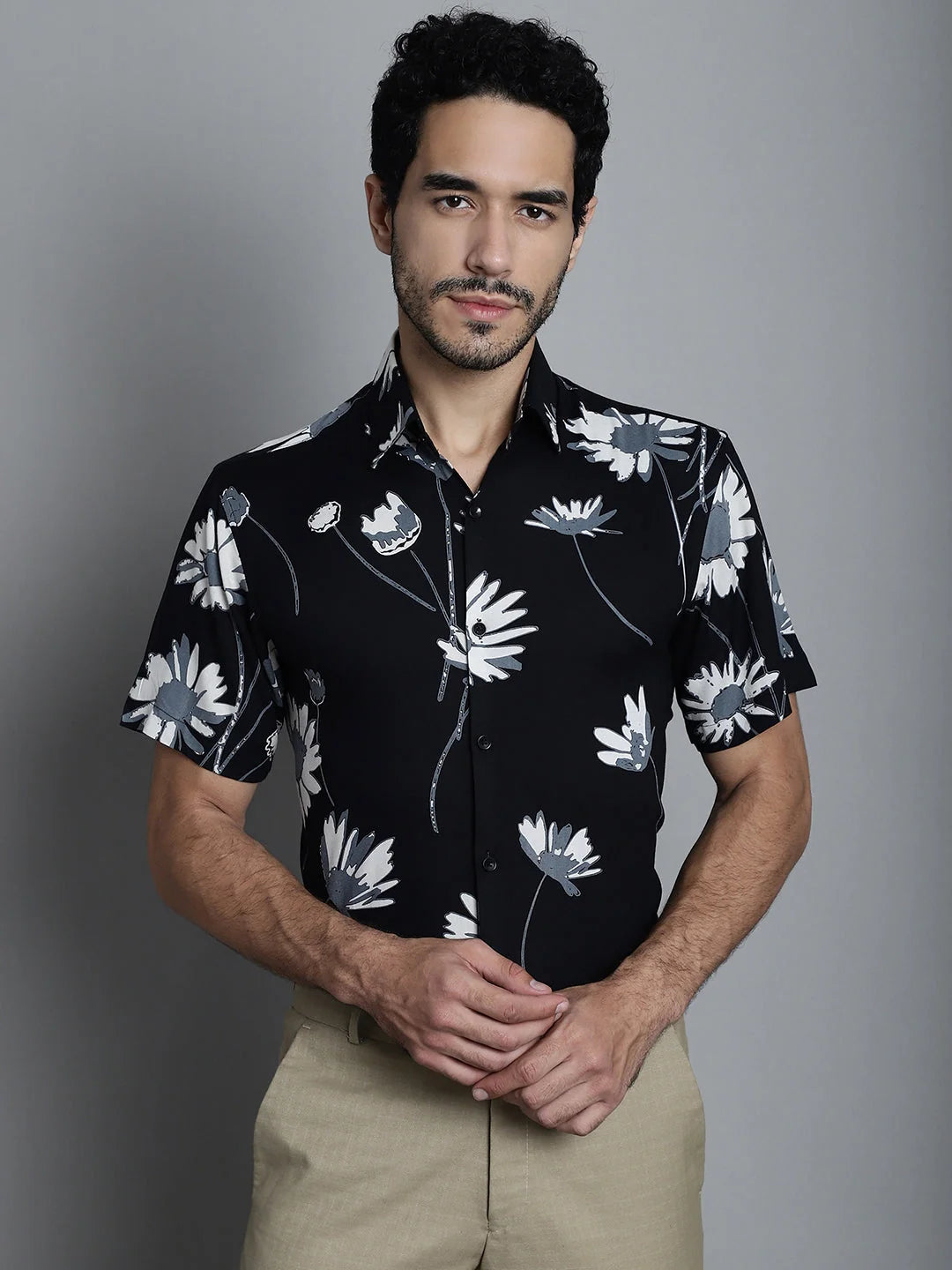 Men's Floral Printed Formal Shirts - Stylish Mens Shirt Designs