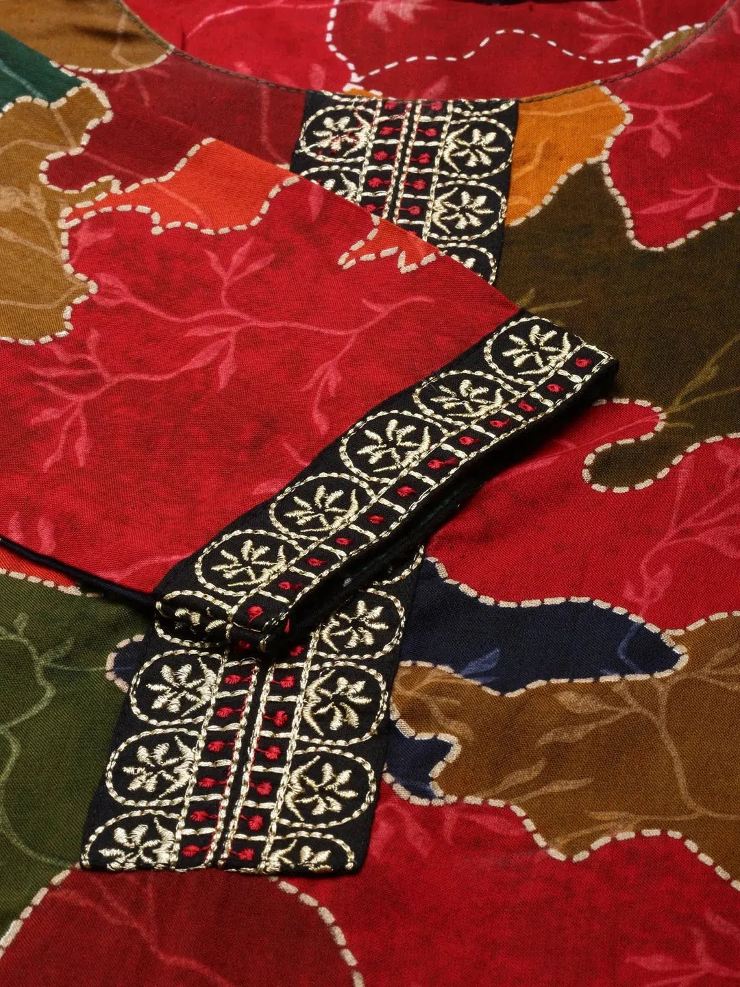 Women's Printed Cotton Kurta - DesiQlo Indian Kurta Ladies