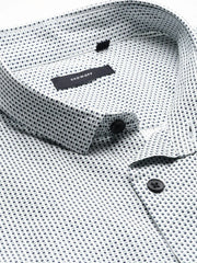 Men White Printed Casual Shirt-TKTPRINT-113-White
