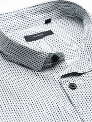 Men White Printed Casual Shirt-TKTPRINT-113-White