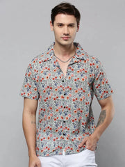 Men Multi Printed Casual Shirt-RESORTPRINT-5285-Multi