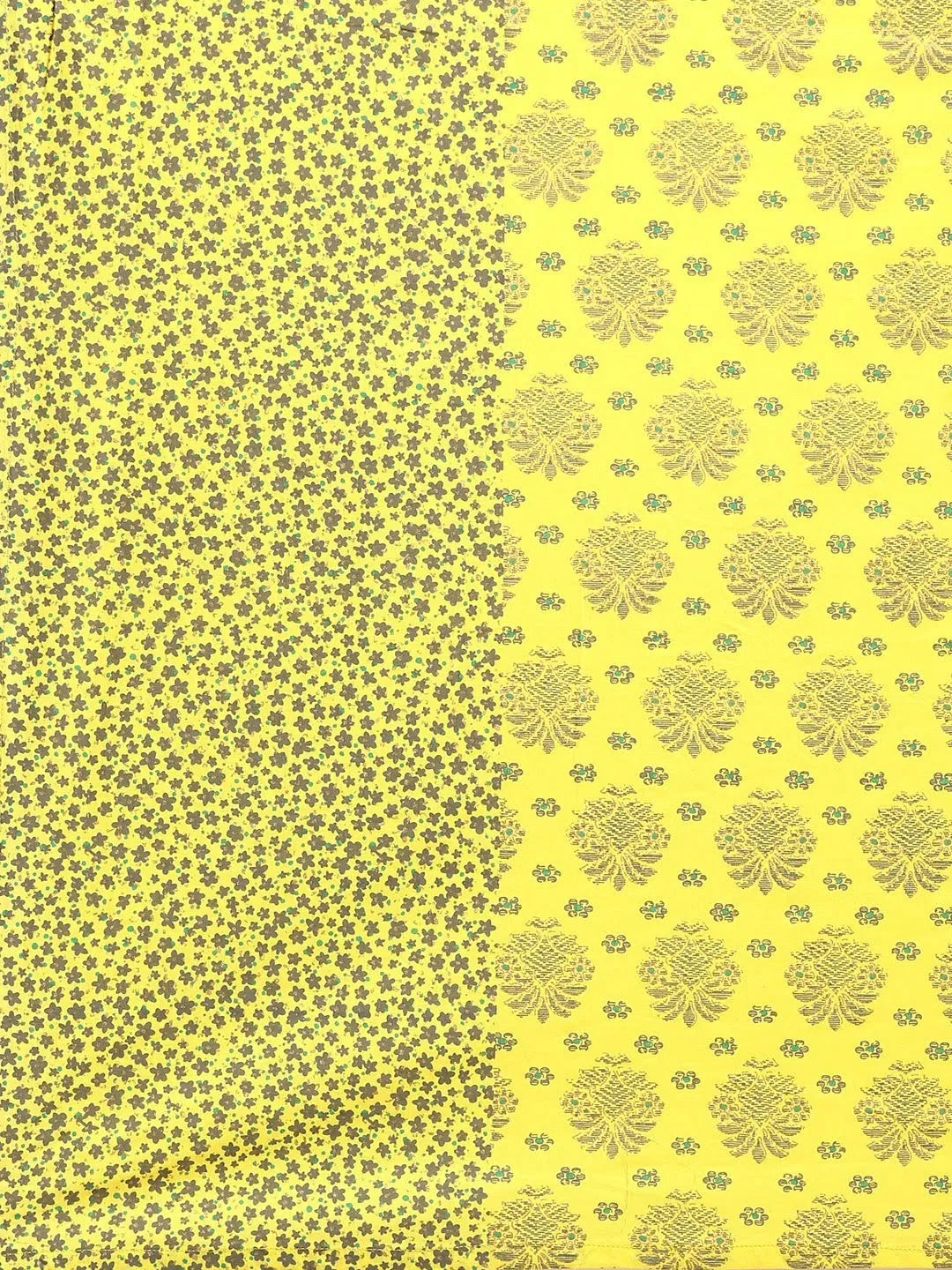 Yellow Floral Cotton Kurta Sets | Indian Designer Kurtas
