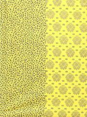 Women's Yellow Floral Kurta Set-BS-1019-Yellow