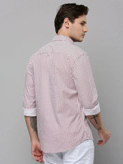 Men White Printed Casual Shirt-RTRPRINT-4838-White