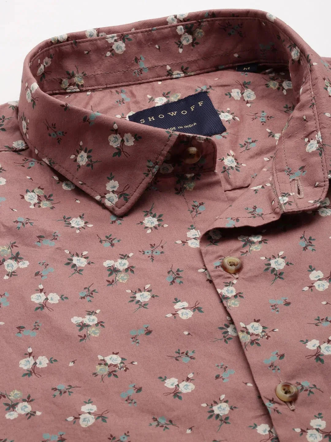 Purple Printed Mens Shirt - Modern Cotton Shirt | DesiQlo