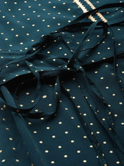 Printed Gotta Patti Tunic & Skirt-AHTUSK-COMBO-1012