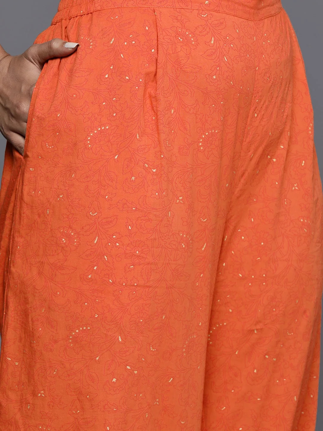 Plus Size Floral Cotton Kurta Set | Indian Women's Kurta Sets