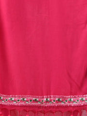 Pink Mul Cotton Soft Saree With Embroidered Borders-MA62MCT33990001