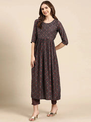 Women's Multi Printed Kurta SetKC-986-Multi