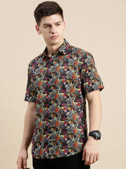 Men Multi Floral Casual Shirt-GALLERLA-1735-Multi