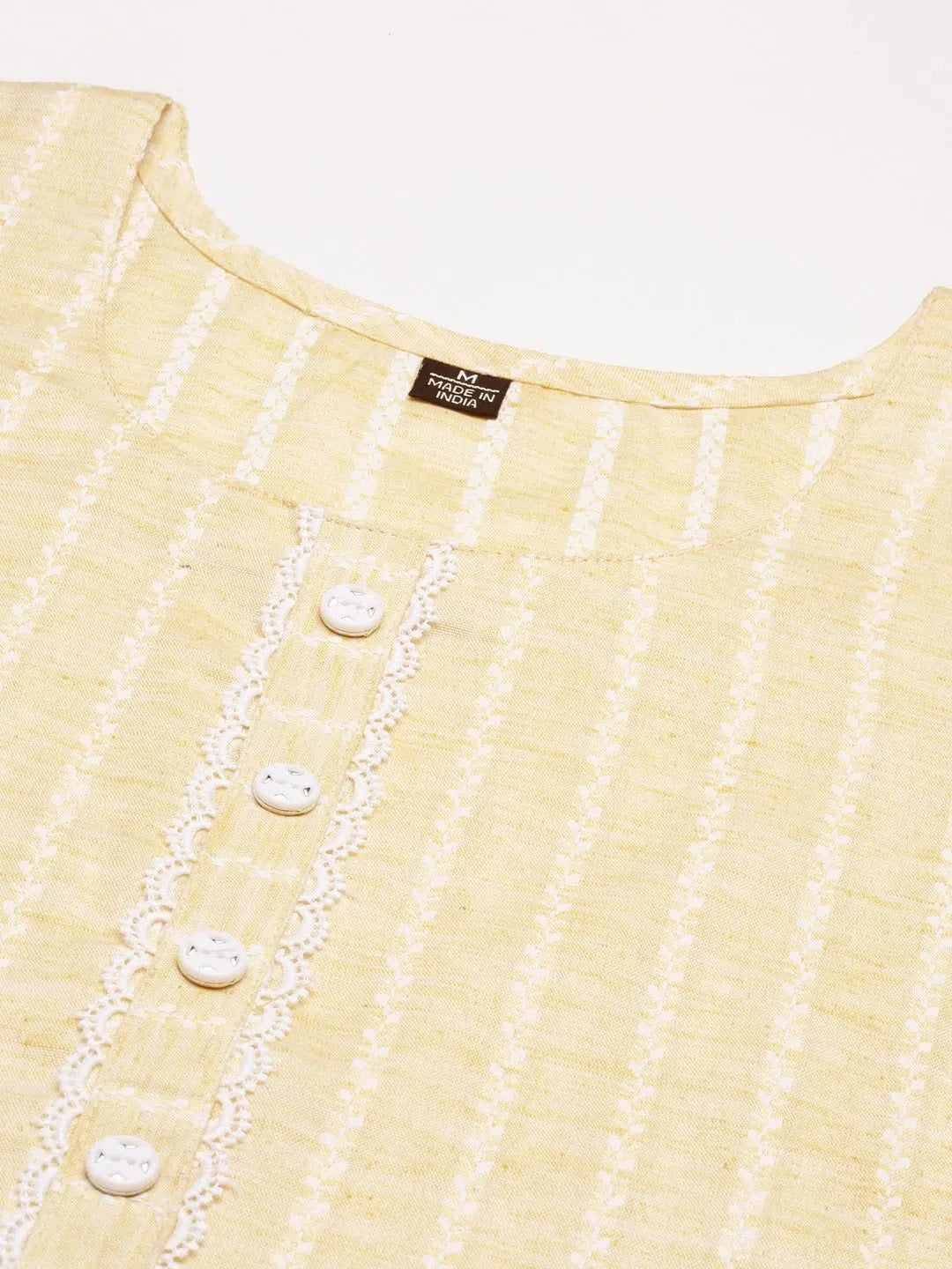 Green Printed Cotton Straight Indian Kurta - DesiQlo Fashion