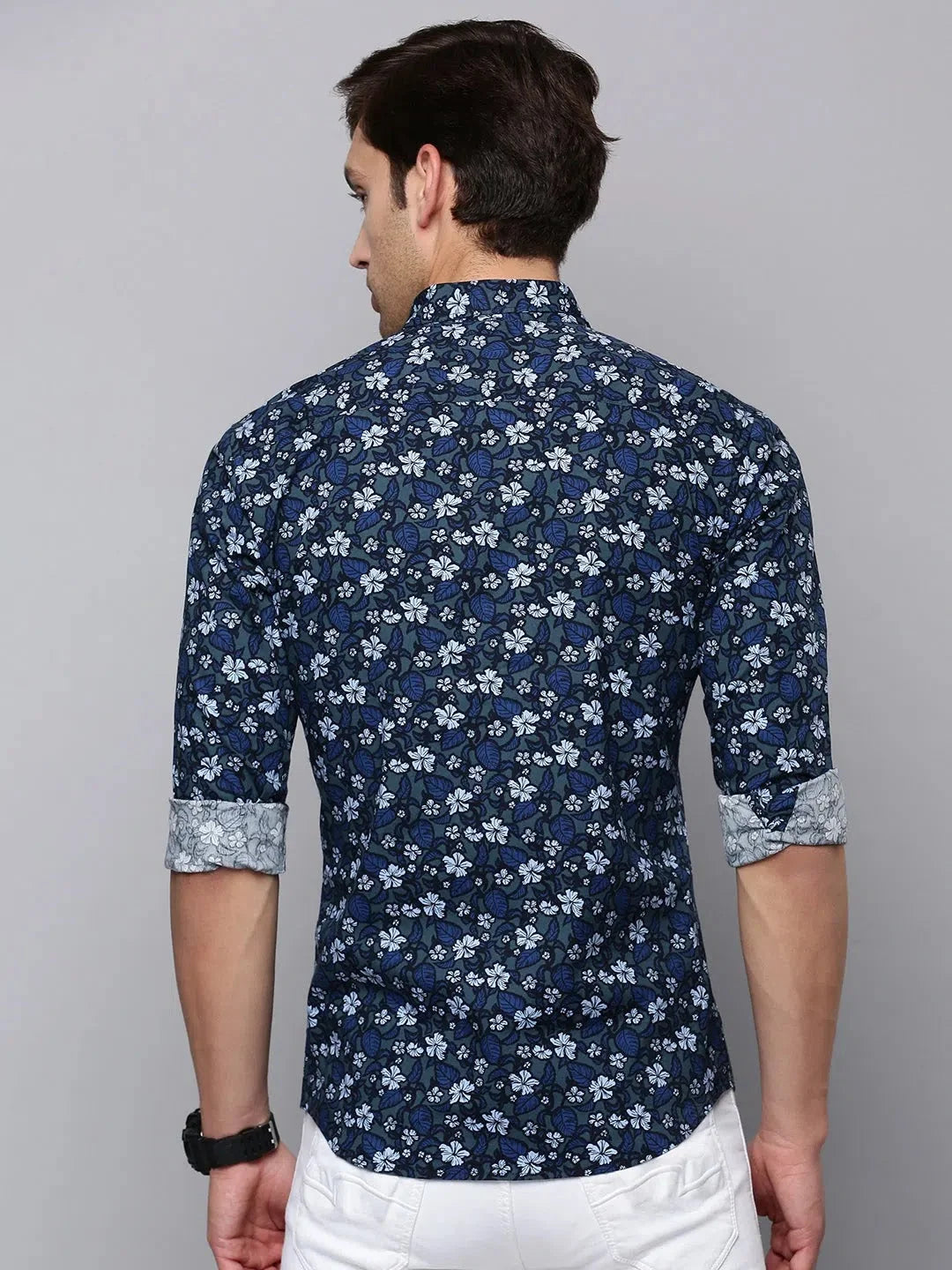 Stylish Green Printed Mens Shirt - Cotton Casual Shirts | DesiQlo