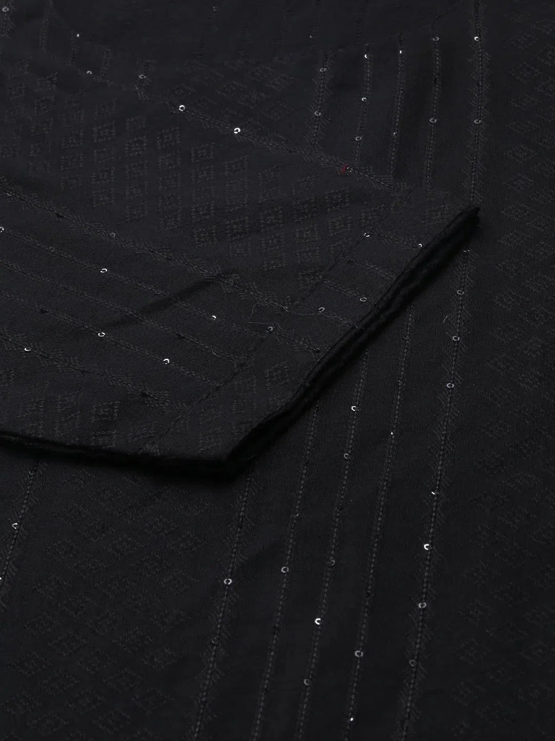 Black Solid Women's Kurta Set | Designer Indian Kurta Sets