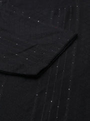 Women's Black Solid Kurta SetKC-795-Black